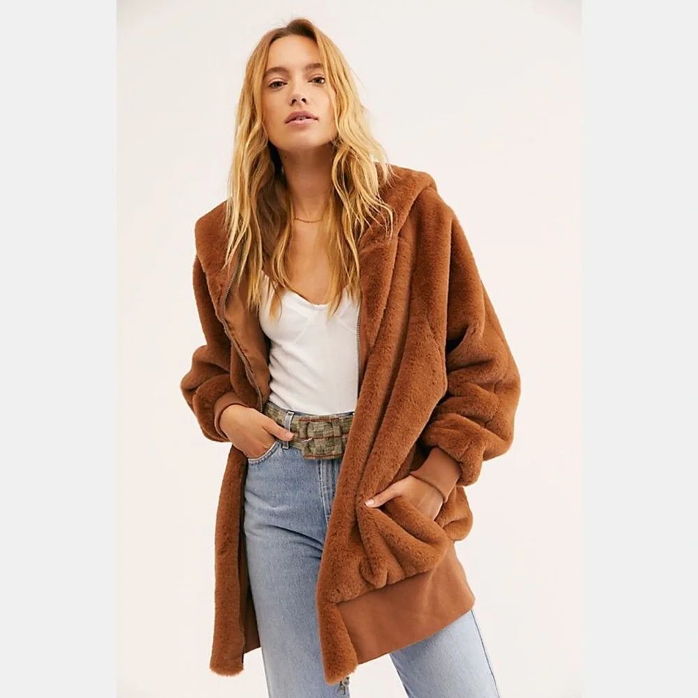 Free People Turn Up Zip Off Hoodie